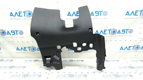 Knee pad driver Audi A4 B8 13-16 rest, black, scuffs