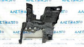 Knee pad driver Audi A4 B8 13-16 rest, black, scuffs