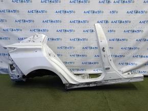 Quarter wing rear right Toyota Prius 50 16-22 without BSM on the body, white, dented sunset, pokes