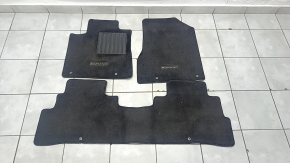Set of floor mats for Nissan Murano z52 15-18 pile black, dry cleanable