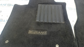 Set of floor mats for Nissan Murano z52 15-18 pile black, dry cleanable