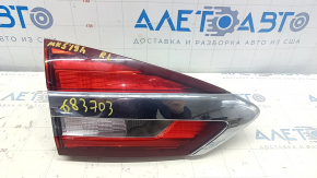 Inner taillight trunk lid left Ford Fusion mk5 19-20 halogen+LED with chrome level 3, scratches, sand