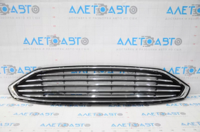 Grille radiator grill assembly with frame Ford Fusion mk5 17-18 chrome SIGNEDA