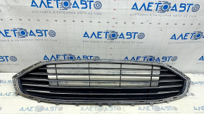 Grill radiator grill assembly with frame Ford Fusion mk5 19-20 chrome, pokes, sand