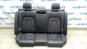 Rear row of seats 2nd row Audi A4 B8 13-16 leather black, split back