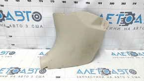 Front pillar trim lower left Lexus ES300h ES350 13-18 beige, scratches, worn, needs cleaning