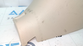 Front pillar trim lower left Lexus ES300h ES350 13-18 beige, scratches, worn, needs cleaning