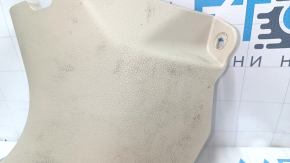 Front pillar trim lower left Lexus ES300h ES350 13-18 beige, scratch, worn, for cleaning