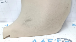 Front pillar trim lower left Lexus ES300h ES350 13-18 beige, scratch, worn, for cleaning