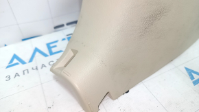 Front pillar trim lower left Lexus ES300h ES350 13-18 beige, scratch, worn, for cleaning