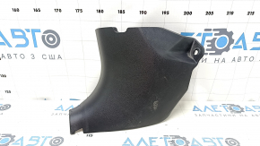 Front pillar trim lower left Lexus ES300h ES350 13-18 black, scratches, worn