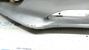 Bare front bumper Audi A4 B8 13-16 rest, for headlight washers, silver, scratches