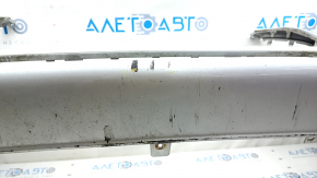 Bare front bumper Audi A4 B8 13-16 rest, for headlight washers, silver, scratches