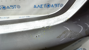Bare rear bumper Audi A4 B8 13-16 rest for parking sensors, silver, dents, scratches