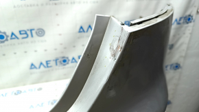 Bare rear bumper Audi A4 B8 13-16 rest for parking sensors, silver, dents, scratches