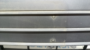 Radiator grille assembly Audi A4 B8 13-16 rest mat, with emblems, sand, scratches, non-factory holes