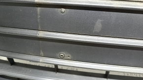 Radiator grille assembly Audi A4 B8 13-16 rest mat, with emblems, sand, scratches, non-factory holes