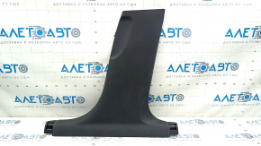 Center pillar trim lower right Audi A4 B8 08-16 sedan, black, scratches