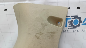 Front pillar trim lower left Lexus RX350 RX450h 10-15 beige, worn, needs cleaning