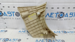 Front pillar trim lower left Lexus RX350 RX450h 10-15 beige, worn, needs cleaning