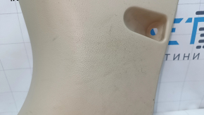 Front pillar trim lower left Lexus RX350 RX450h 10-15 beige, scratches, needs cleaning