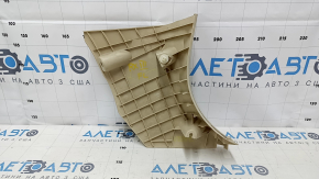 Front pillar trim lower left Lexus RX350 RX450h 10-15 beige, scratches, needs cleaning
