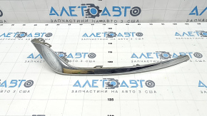 Front bumper molding left Ford Fusion mk5 19-20 chrome, sand, broken mount, chrome swelled