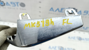 Front bumper molding left Ford Fusion mk5 19-20 chrome, sand, broken mount, chrome swelled