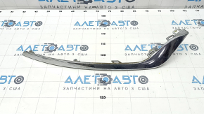 Front bumper molding right Ford Fusion mk5 19-20 chrome, sand, broken fasteners, chrome swelled