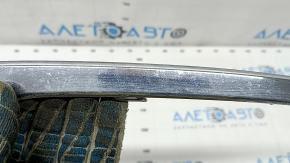 Front bumper molding right Ford Fusion mk5 19-20 chrome, sand, broken fasteners, chrome swelled