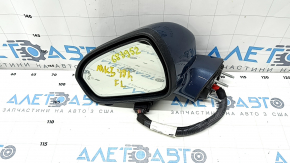 Side mirror left Ford Fusion mk5 19-20 14 pins, turn signal, heated, auto-dimming, backlight, BSM, blue