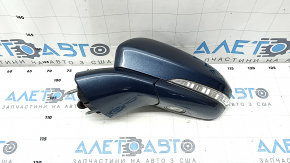 Side mirror left Ford Fusion mk5 19-20 14 pins, turn signal, heated, auto-dimming, backlight, BSM, blue