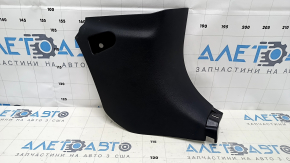 Front pillar trim lower right Lexus RX350 RX450h 10-15 black, scratches