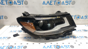 Headlight front right complete Jeep Compass 17-21 xenon+led, with mount, sand