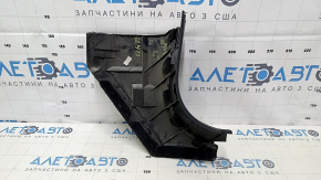 Front pillar trim lower left Lexus LS460 LS600h 07-12 black, scratches