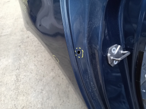 Quarter wing rear right Ford Fusion mk5 13-20 on the body, blue, non-factory hole, dent, bumps