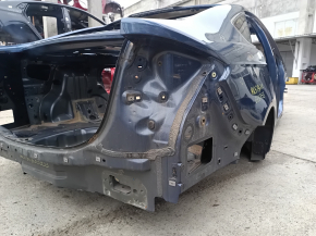 Quarter wing rear right Ford Fusion mk5 13-20 on the body, blue, non-factory hole, dent, bumps