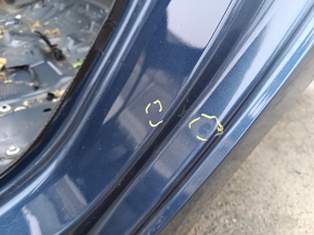 Quarter wing rear left Ford Fusion mk5 13-20 on the body, blue, non-factory hole, pokes
