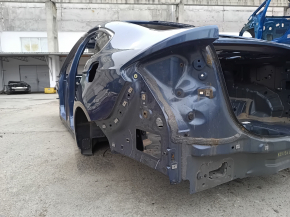 Quarter wing rear left Ford Fusion mk5 13-20 on the body, blue, non-factory hole, pokes