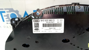 Instrument cluster Audi A4 B8 13-14 without cruise, 120k, scratches