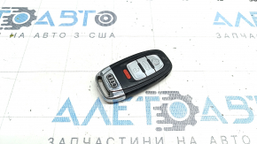 Key Audi A4 B8 08-16 smart 4 buttons, bumps on chrome, scratches