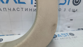 Front pillar trim lower left Lincoln MKZ 13-16 beige, scratches, needs cleaning