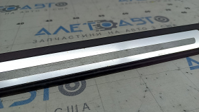 Door sill outer front left Audi A4 B8 08-16 sedan chrome, bump, scratches
