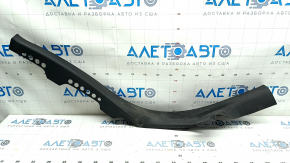 Door sill trim inner rear left Audi A4 B8 08-16 sedan, black, scratches, broken mount