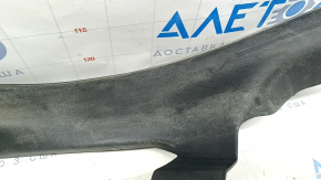 Door sill trim inner rear left Audi A4 B8 08-16 sedan, black, scratches, broken mount