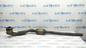 Intake pipe with catalytic converter VW CC 08-17 mesh on the corrugation is torn