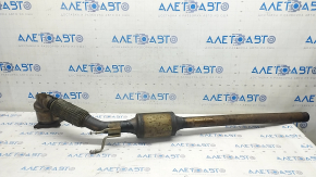 Intake pipe with catalytic converter VW CC 08-17 mesh on the corrugation is torn