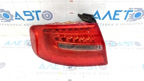 External wing light left Audi A4 B8 13-16 rest sedan LED, with overlay, scratches