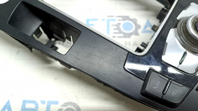 Shifter cover Audi A4 B8 13-16 rest, without start/stop button, with media control, manual transmission,