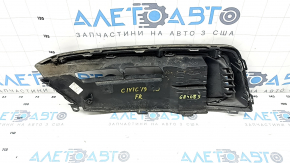 Bumper grille right Honda Civic X FC 19-21 without fog lights, scratches